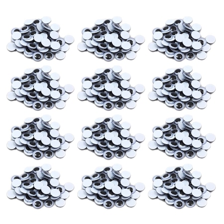 Charles Leonard Wiggle Eyes 15mm, Black, PK1200 64515